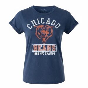 Junk Food Blue Chicago Bears 1985 NFC Championship Short Sleeve Tee Size Medium